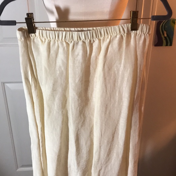 Vintage Bluefish hemp and silk skirt - Picture 3 of 5
